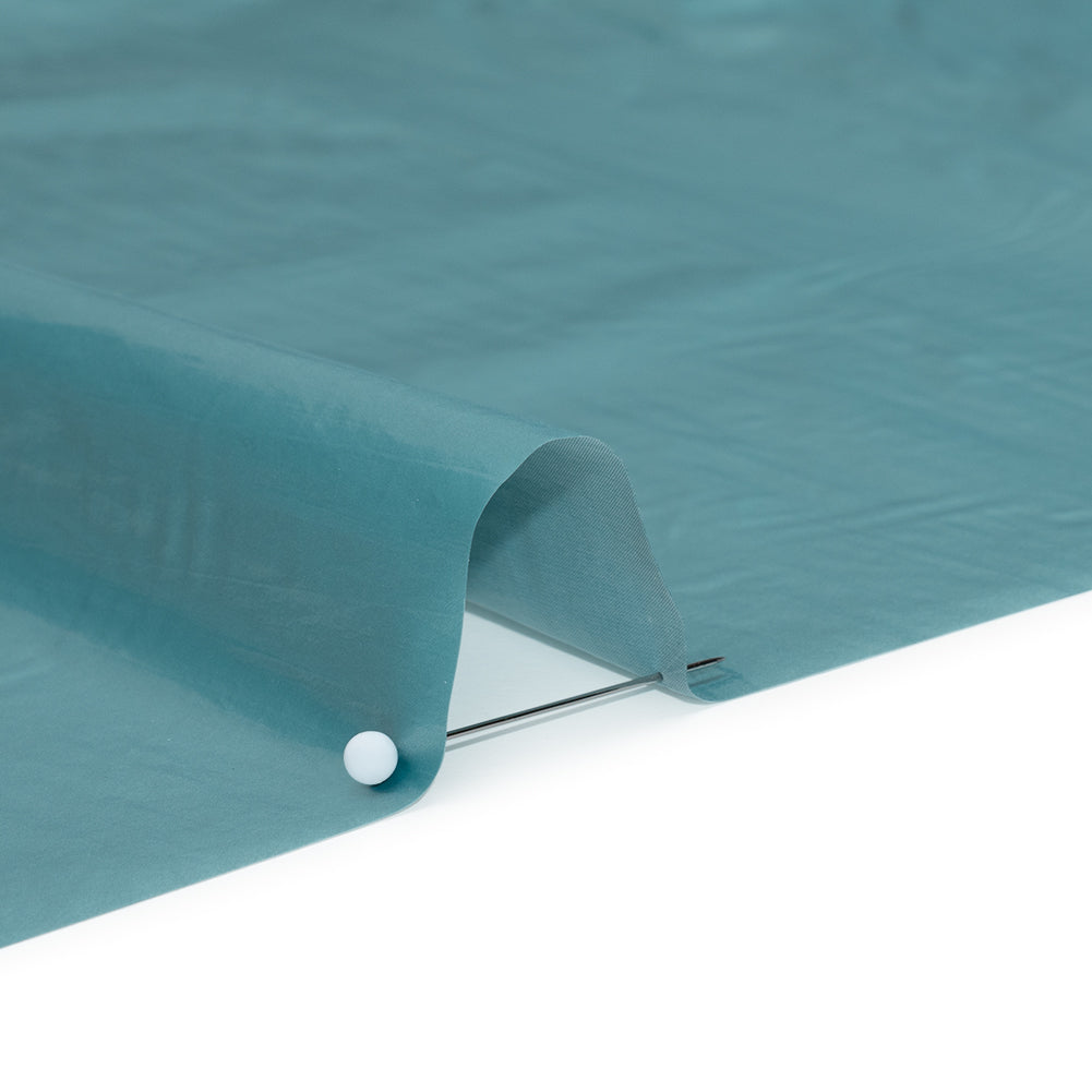 Faux Tyvek - Metallic Aqua - Greta Collection - Detail