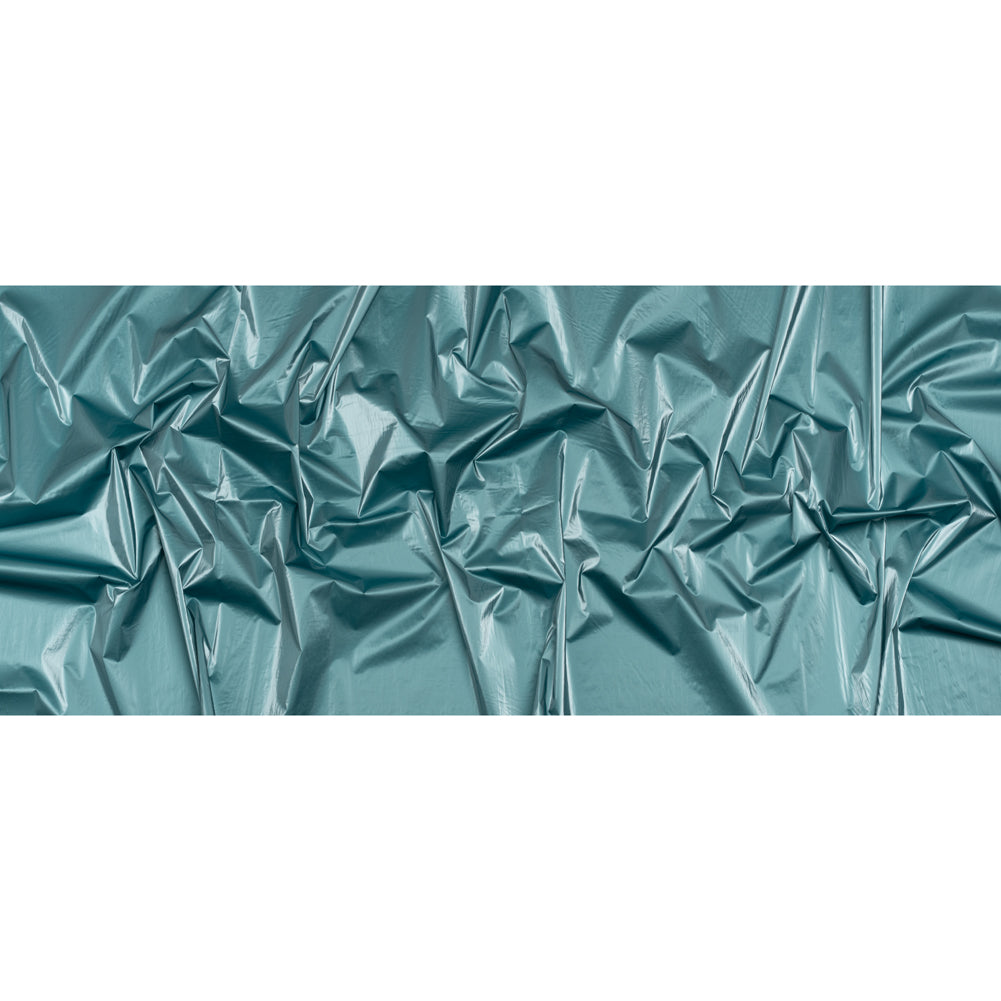 Faux Tyvek - Metallic Aqua - Greta Collection - Full