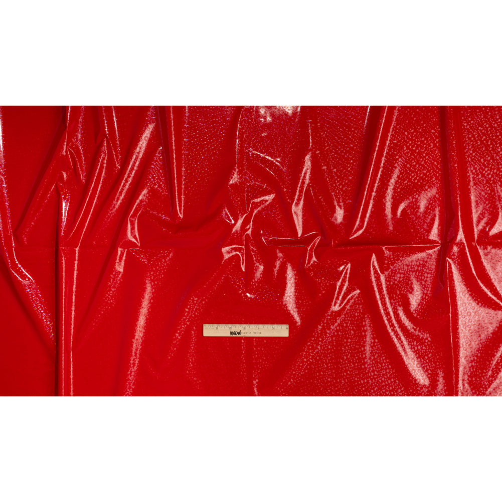 3D Holographic Vinyl - Red Bubble Dots - Lynn Collection - Full