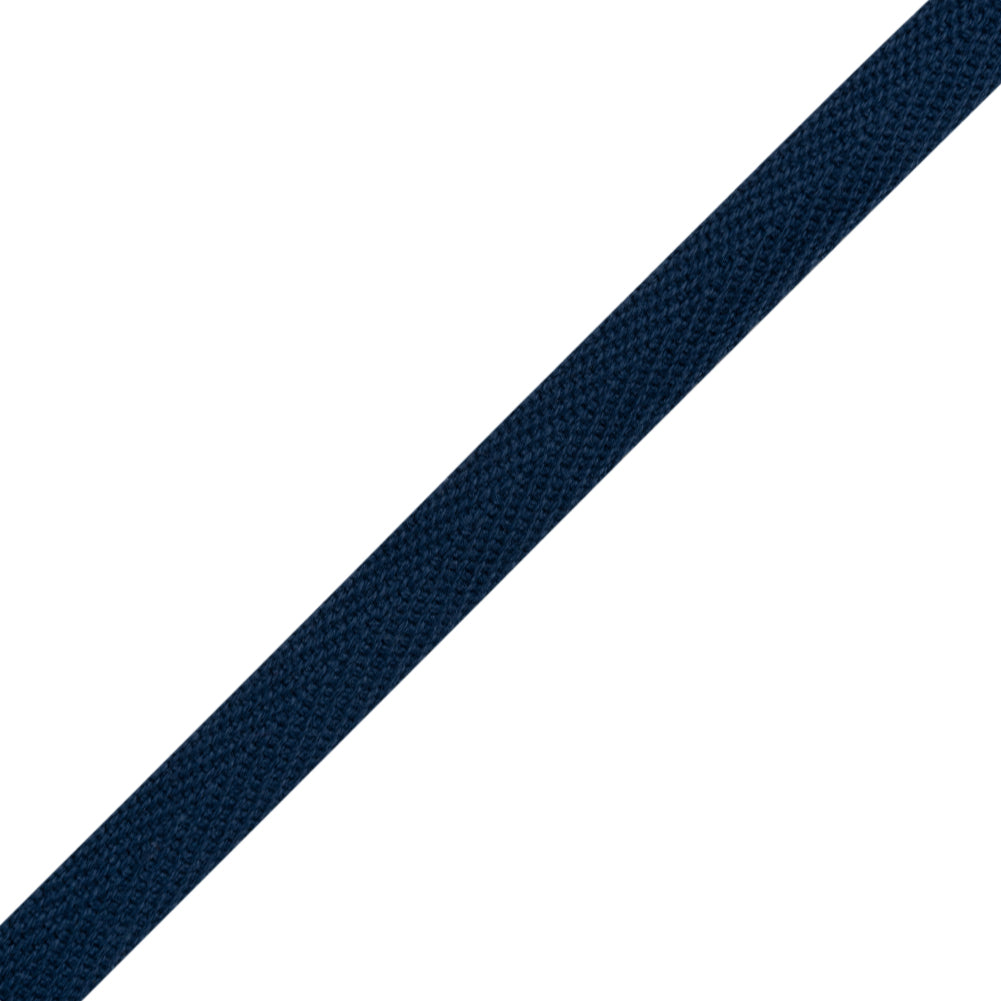 Cotton Twill Tape - 0.375" - Navy - Folded