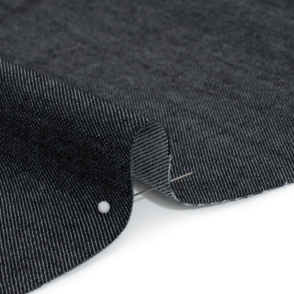 Heavyweight Cotton Denim - Dark Indigo - Deadstock Made in America - Detail