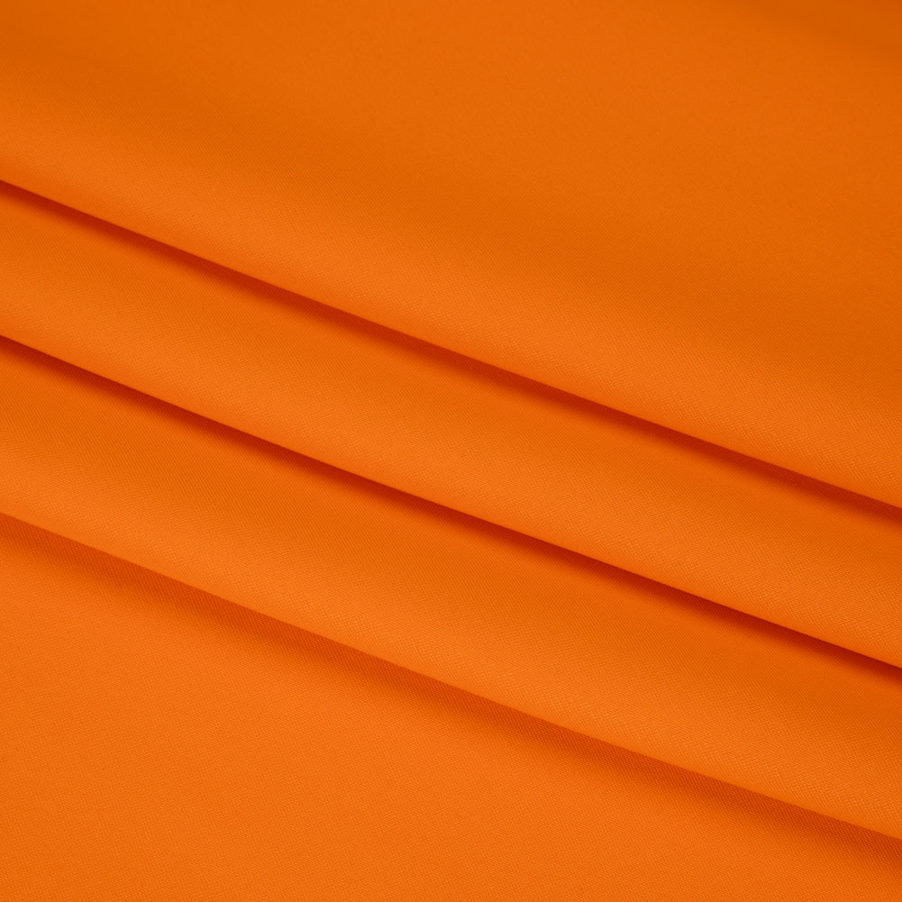 Drapey Polyester Woven - Orange - Deadstock - Folded