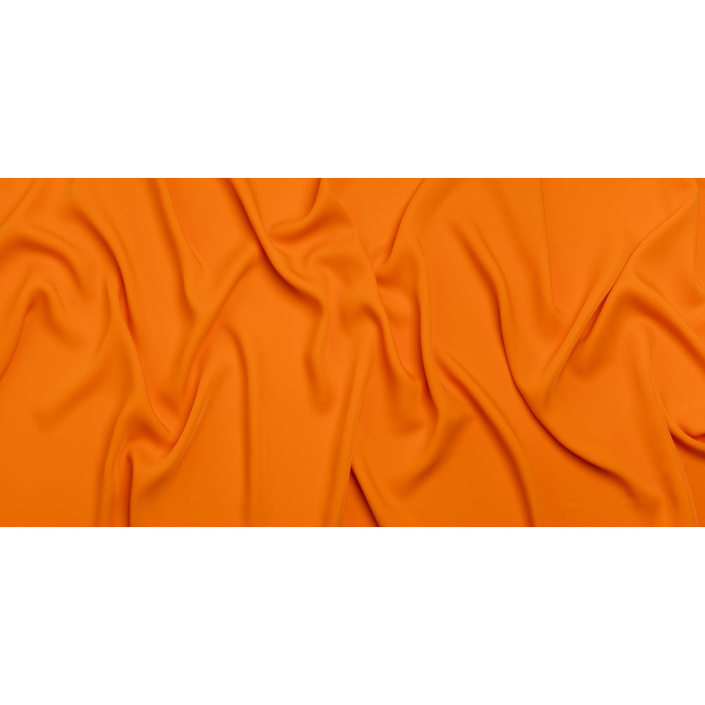 Drapey Polyester Woven - Orange - Deadstock - Full