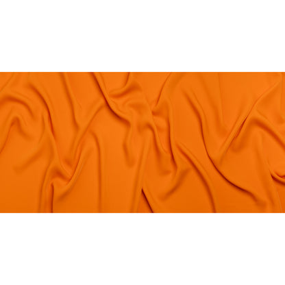 Drapey Polyester Woven - Orange - Deadstock