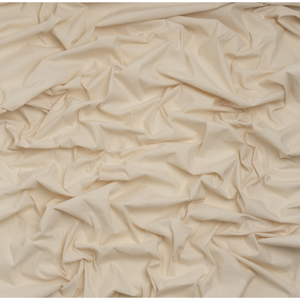 Heavy Cotton Muslin 5-yard Bundle - Pristine Beige 50" - Full