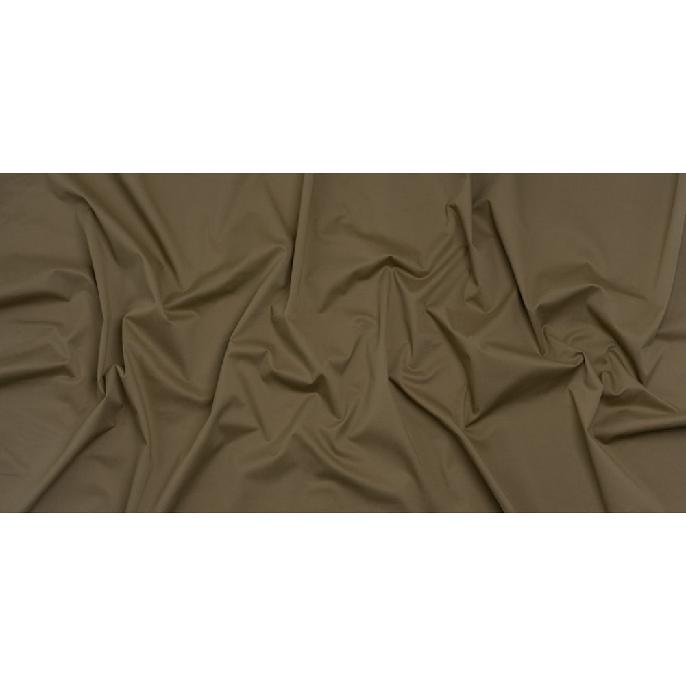Carbon Brushed Stretch Khaki Twill - Taupe - Averill Collection - Full