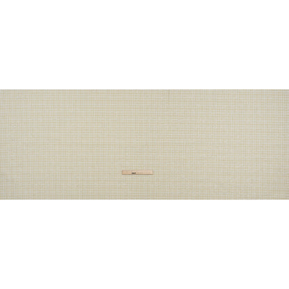 Fluffy Tweed - Cream and White Mini Windowpane Checks - Deadstock