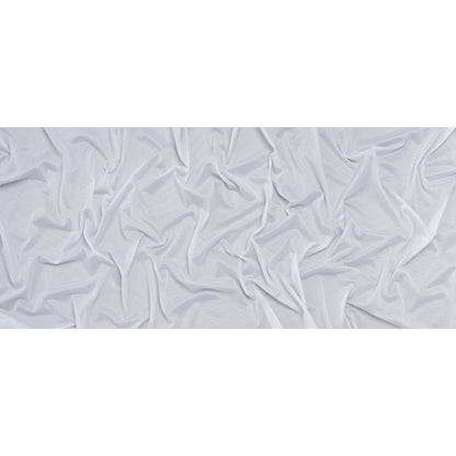 Polyester Athletic Mesh - White - Designer Deadstock