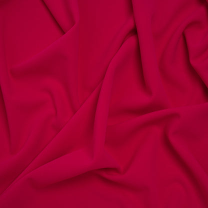 Stretch Polyester Crepe Double Knit - Rosebud Pink - Designer Deadstock