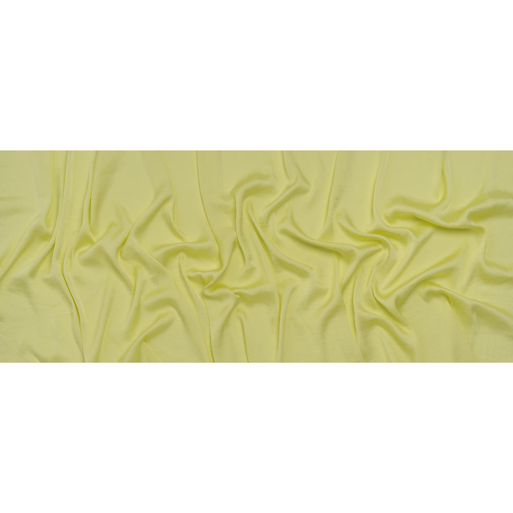Polyester Charmeuse - Lemon Yellow - Designer Deadstock - Full