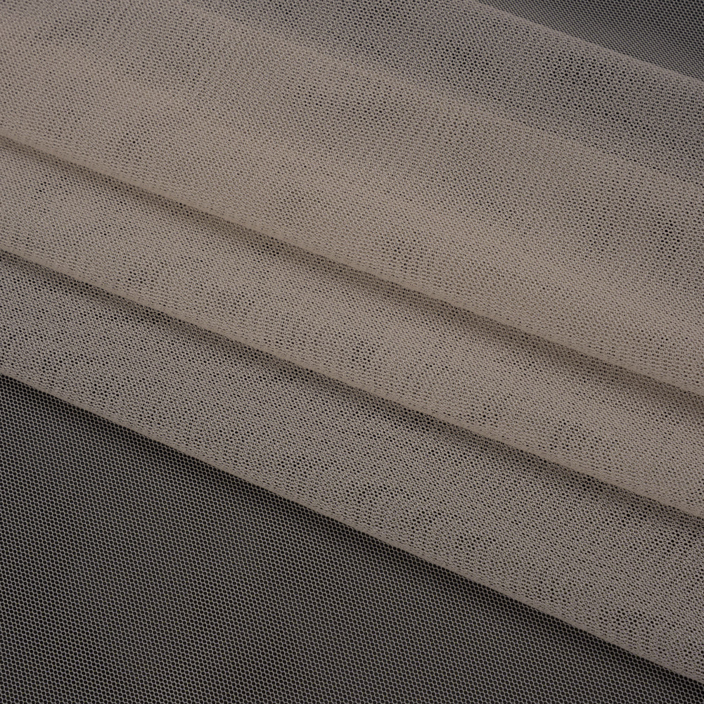 Polyester Mesh - Beige - Designer Deadstock - Detail