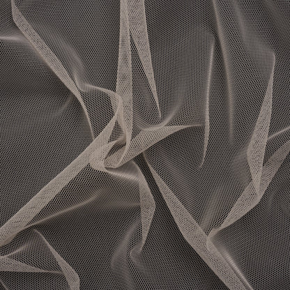 Polyester Mesh - Beige - Designer Deadstock