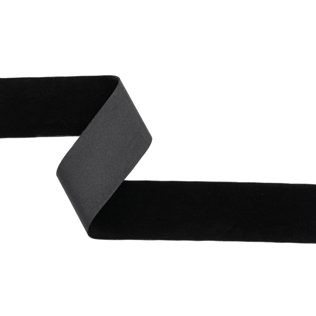 Velvet Ribbon Single Faced - 1.875" - Black