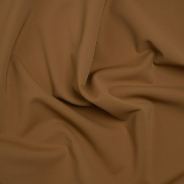 Stretch Nylon Swimwear Tricot - Cappucino Brown - Designer Deadstock