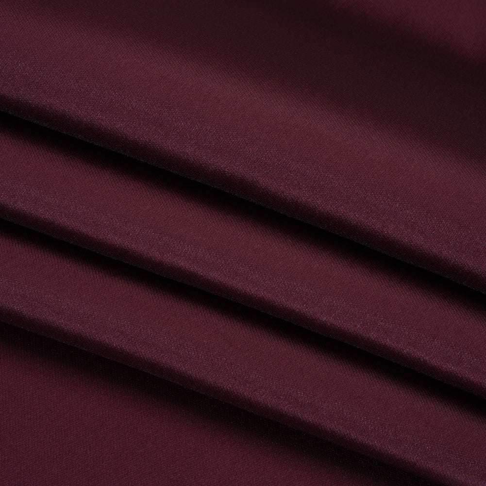 Polyester Mikado - Plum Purple - Frances Collection - Folded