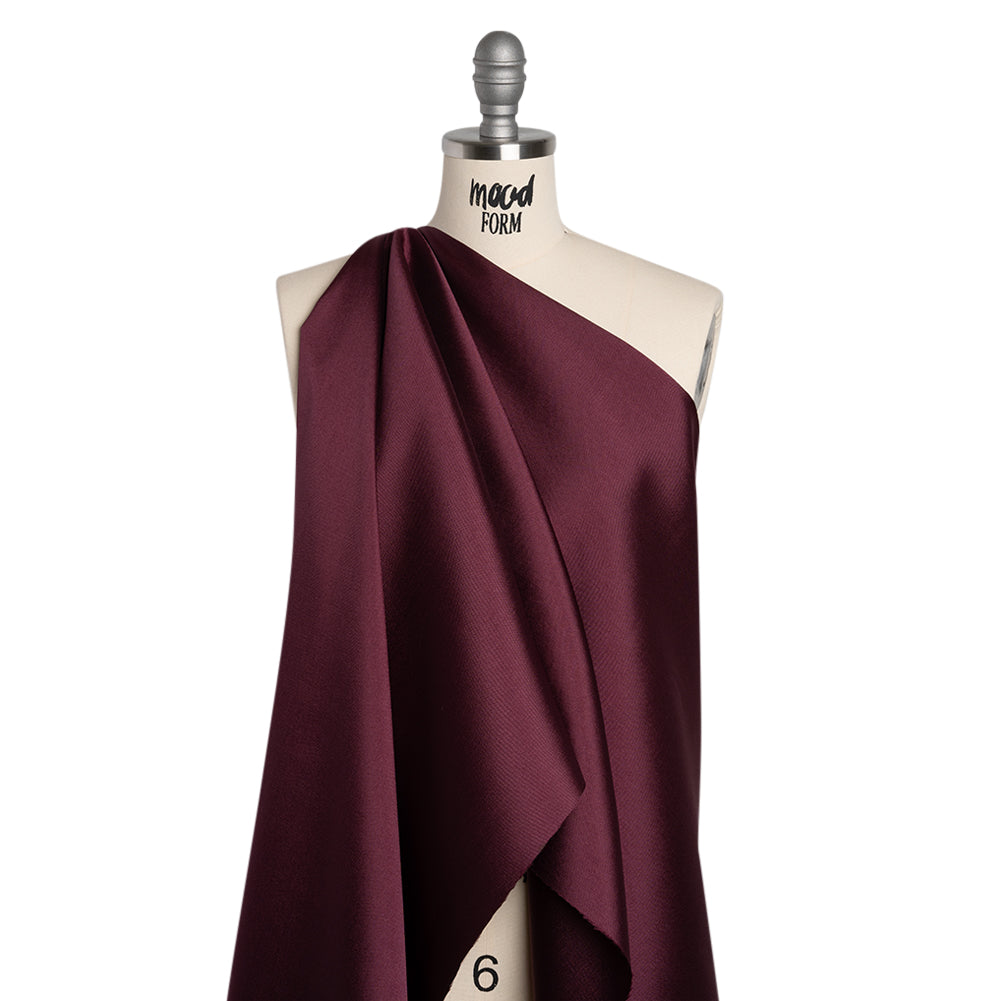 Polyester Mikado - Plum Purple - Frances Collection - Drape
