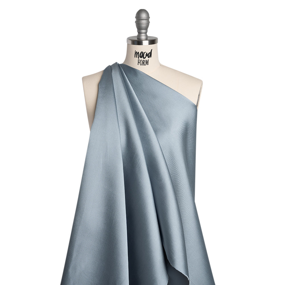 Polyester Mikado - Blue Gray - Frances Collection - Drape