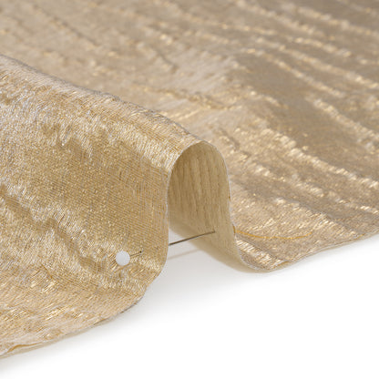 Metallic Brocade - Gold Subtle Wrinkles - Kylie Collection