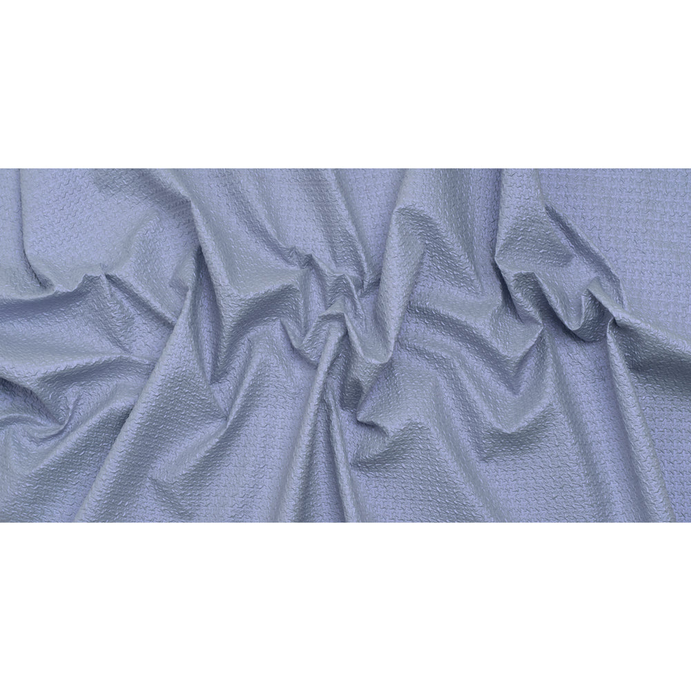 Puckered Novelty Jacketing - Sky Blue Abstract - Edana Collection - Full - Image 5 of 6
