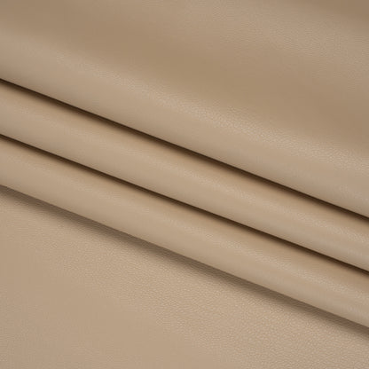 Stretch Faux Leather with Suede-Like Brushed Backing - Beige - Jodi Collection