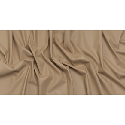 Stretch Faux Leather with Suede-Like Brushed Backing - Beige - Jodi Collection