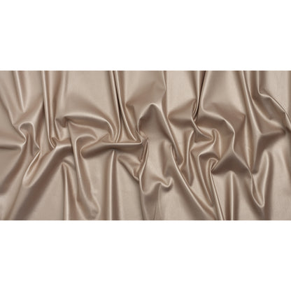 Stretch Faux Leather with Suede-Like Brushed Backing - Metallic Pale Rose Gold - Jodi Collection