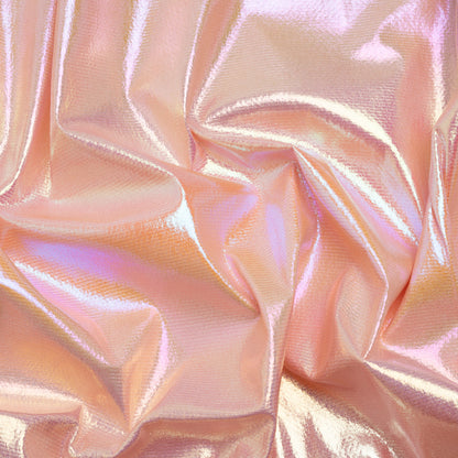 Crinkled Metallic Faux Leather - Pink and Yellow Ombre - Adriana Collection