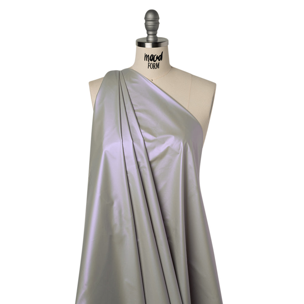 Faux Tyvek - Pearlescent Aqua Gray - Keri Collection - Folded