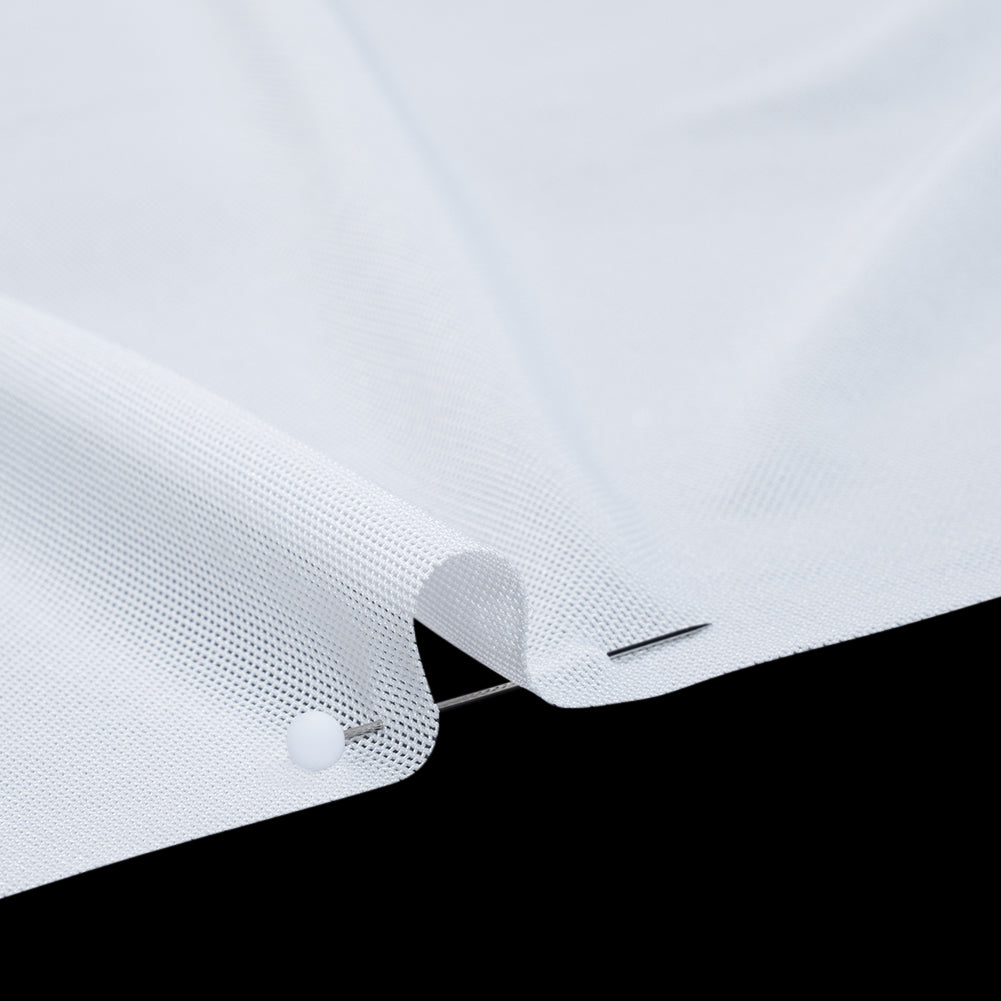 Nylon Stretch Mesh - White - Bernetta Collection Full