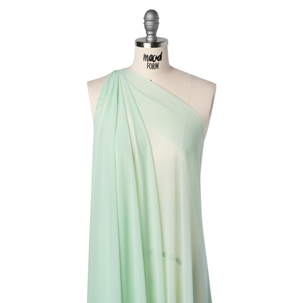 Nylon Stretch Mesh - Mint - Bernetta Collection Folded