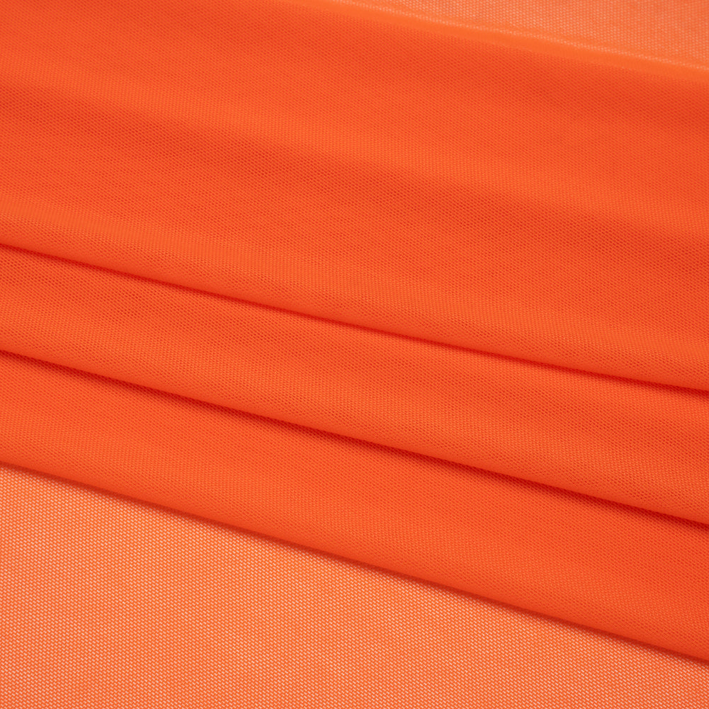 Nylon Stretch Mesh - Orange - Bernetta Collection - Detail