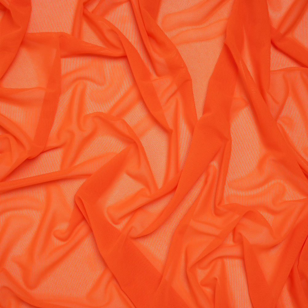 Nylon Stretch Mesh - Orange - Bernetta Collection - Drape