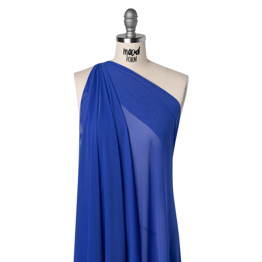 Nylon Stretch Mesh - Cobalt - Bernetta Collection Folded