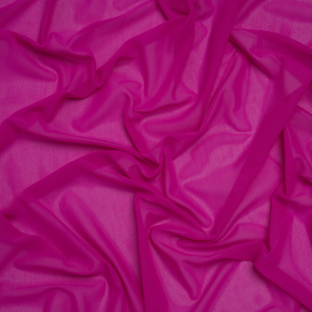 Nylon Stretch Mesh - Bright Fuchsia - Bernetta Collection - Drape
