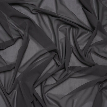 Nylon Stretch Mesh - Charcoal - Bernetta Collection Drape