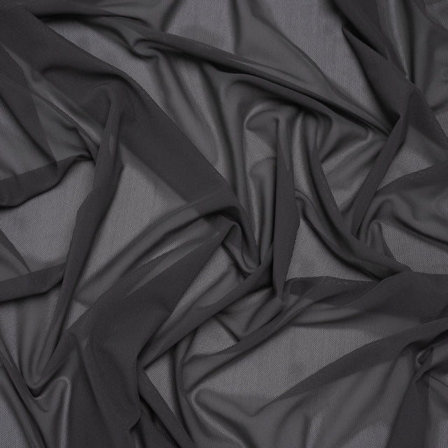 Nylon Stretch Mesh - Charcoal - Bernetta Collection Drape