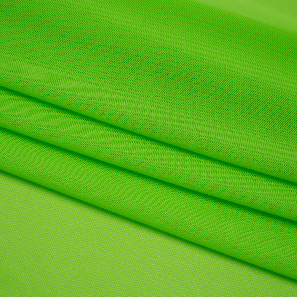 Nylon Stretch Mesh - Hi Vis Green - Bernetta Collection - Detail