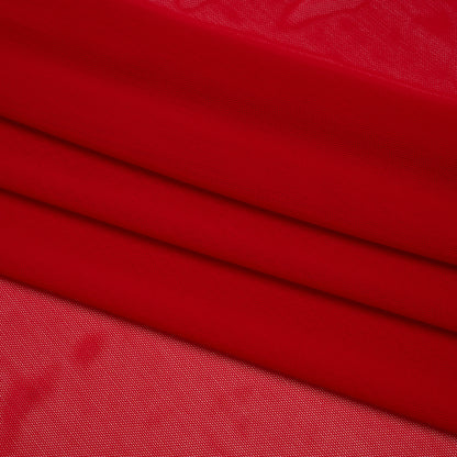 Nylon Stretch Mesh - Red - Bernetta Collection Detail