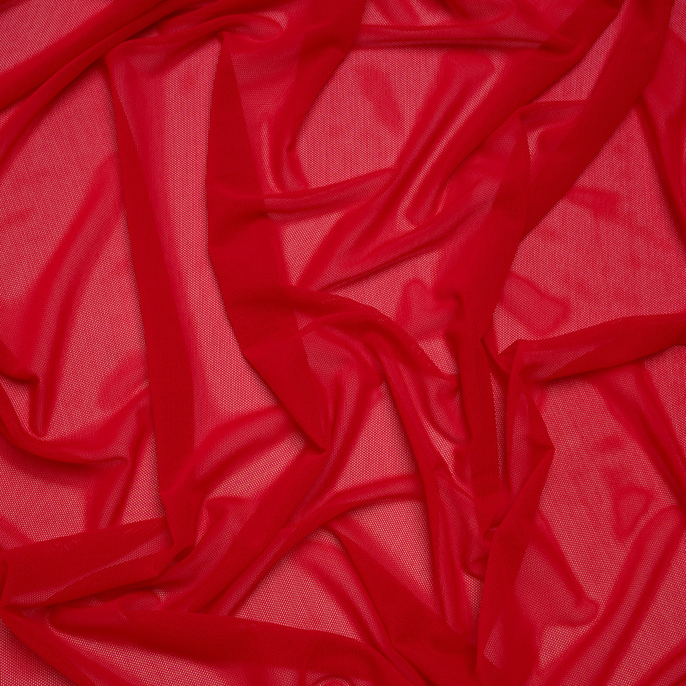 Nylon Stretch Mesh - Red - Bernetta Collection Drape