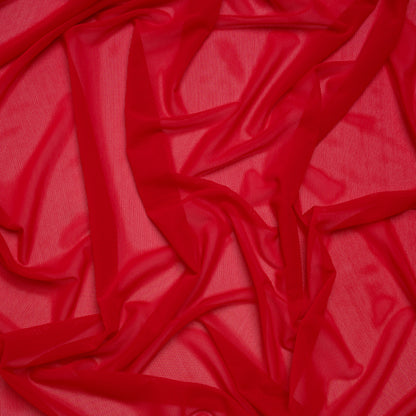 Nylon Stretch Mesh - Red - Bernetta Collection Drape