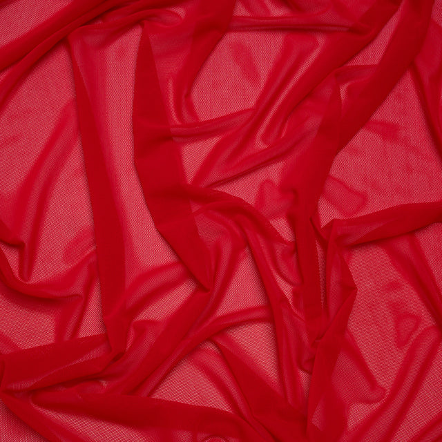 Nylon Stretch Mesh - Red - Bernetta Collection Drape