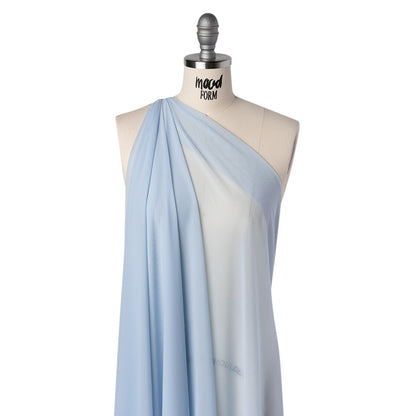 Nylon Stretch Mesh - Baby Blue - Bernetta Collection Folded