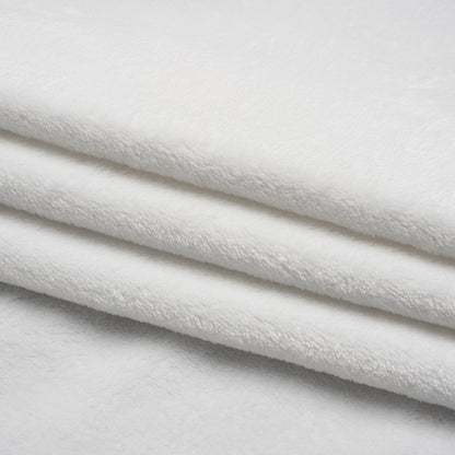 Double Faced Minky Fleece - White - Avery Collection