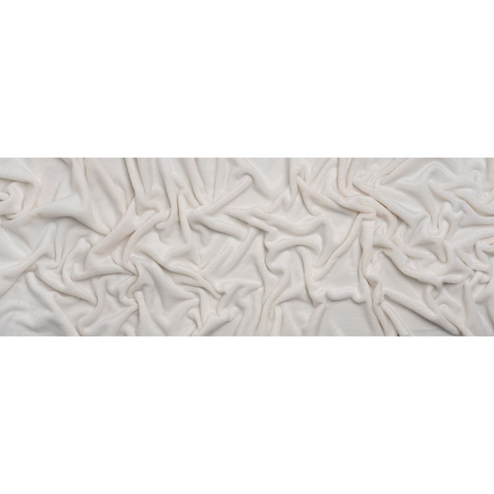Double Faced Minky Fleece - Ivory - Avery Collection - Full