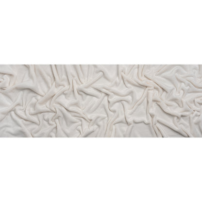 Double Faced Minky Fleece - Ivory - Avery Collection
