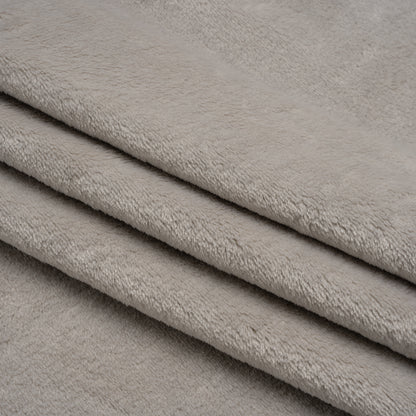 Double Faced Minky Fleece - Platinum - Avery Collection