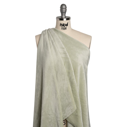 Double Faced Minky Fleece - Pale Sage - Avery Collection