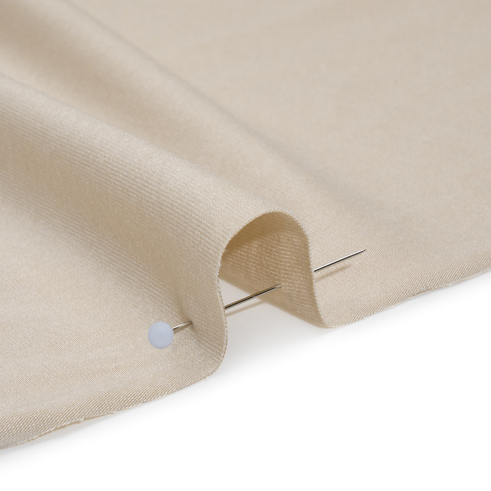 Stretch Bamboo Jersey - Pale Beige - Willow Collection - Detail