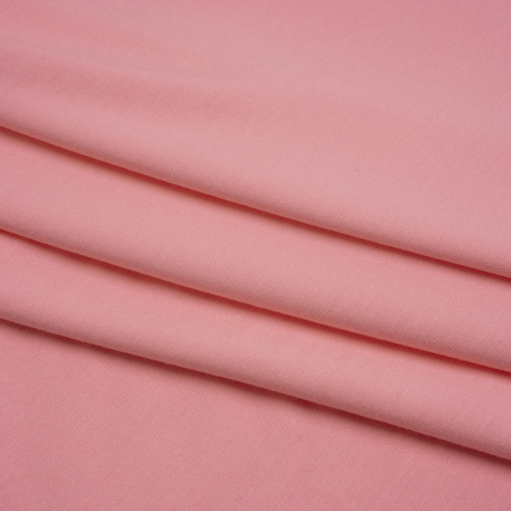 Stretch Bamboo Jersey - Rose - Willow Collection - Folded