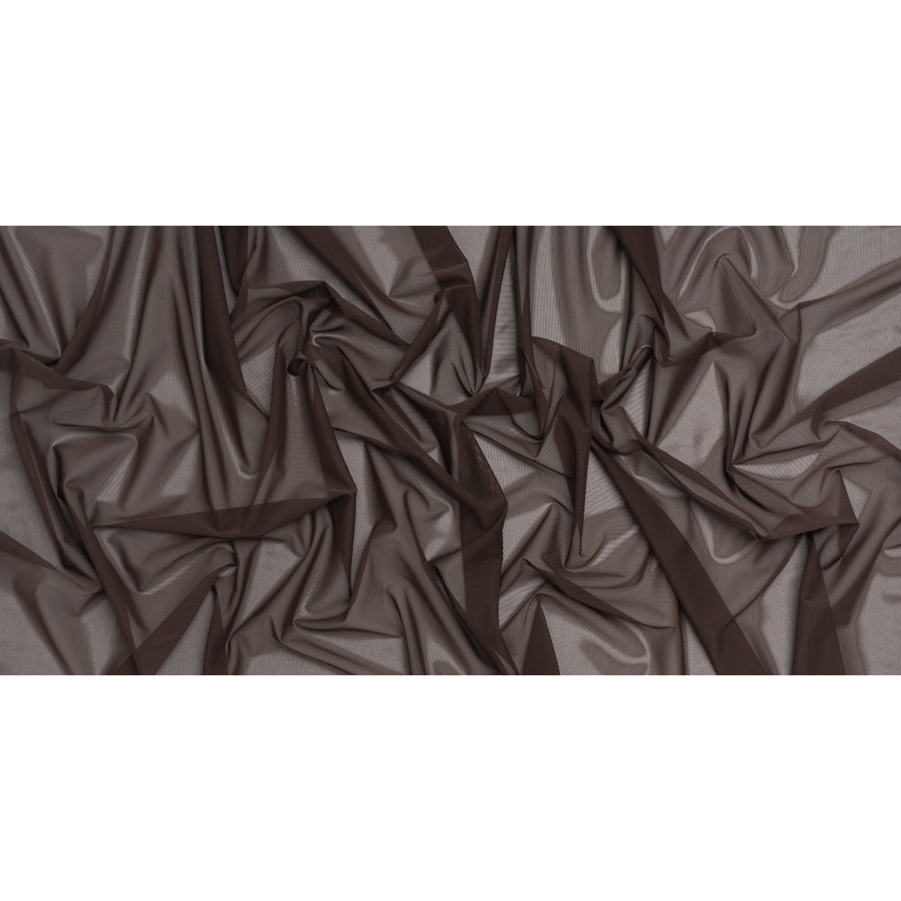 Nylon Stretch Mesh - Chocolate - Deadstock - Full